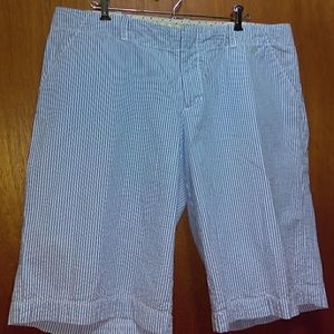 Old Navy Prep Blue Pinstripe Shorts, size 16